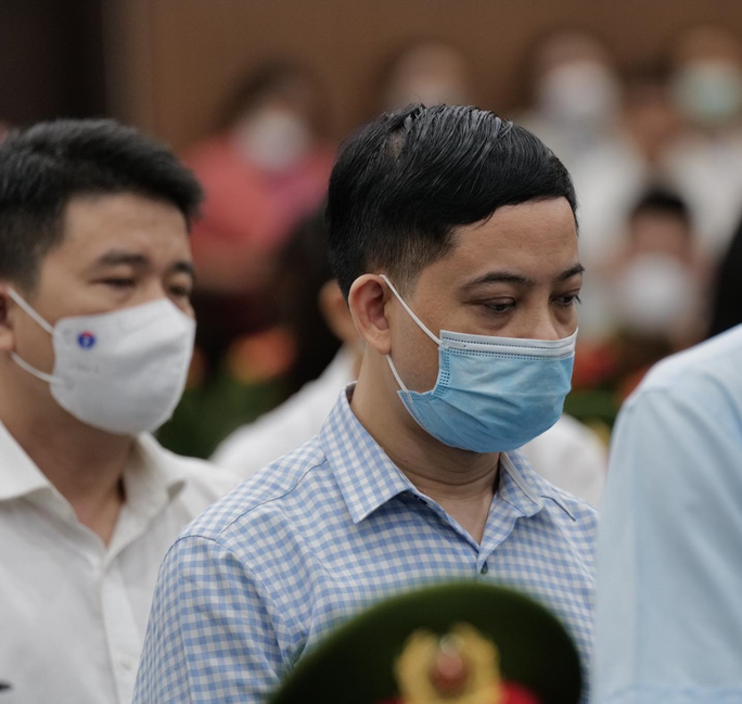 Bị cáo Phạm Trung Kiên tại phiên tòa. Ảnh: Phương Nguyễn