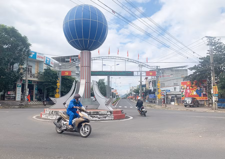 Diện mạo phường Đoàn Kết, thị xã Ayun Pa ngày càng khang trang, hiện đại. Ảnh: Vũ Chi