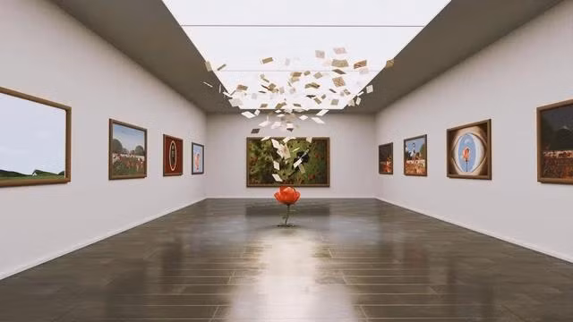 MV có những bức họa hoa hồng của những người yêu mến âm nhạc Hà Anh Tuấn