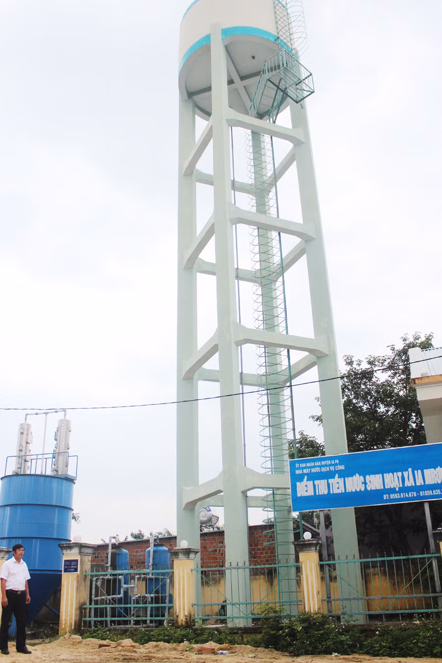 Hiện nay, toàn tỉnh có 285 công trình cấp nước sinh hoạt tập trung tại các thôn, làng. Ảnh: N.D