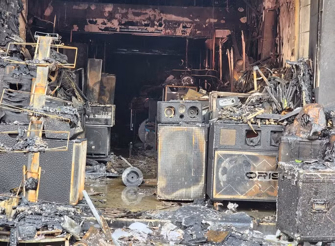 Gia đình ông Hứa Văn Hùng thiệt hại rất lớn