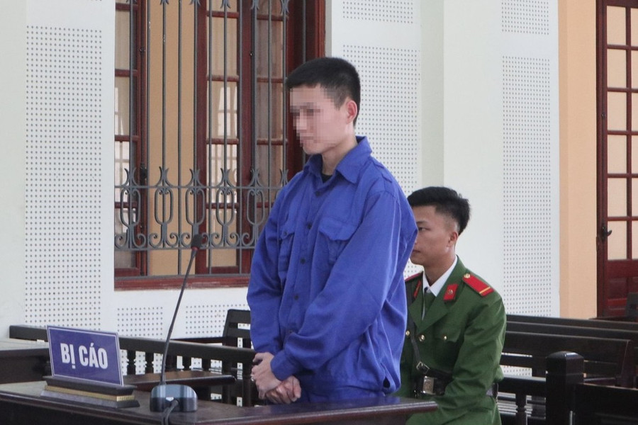 Nguyễn Tuấn Anh tại tòa. Ảnh: C.L.