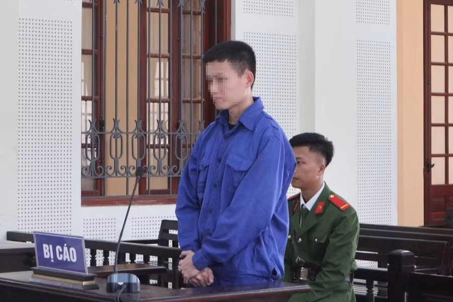 Nguyễn Tuấn Anh tại tòa. Ảnh: C.L.