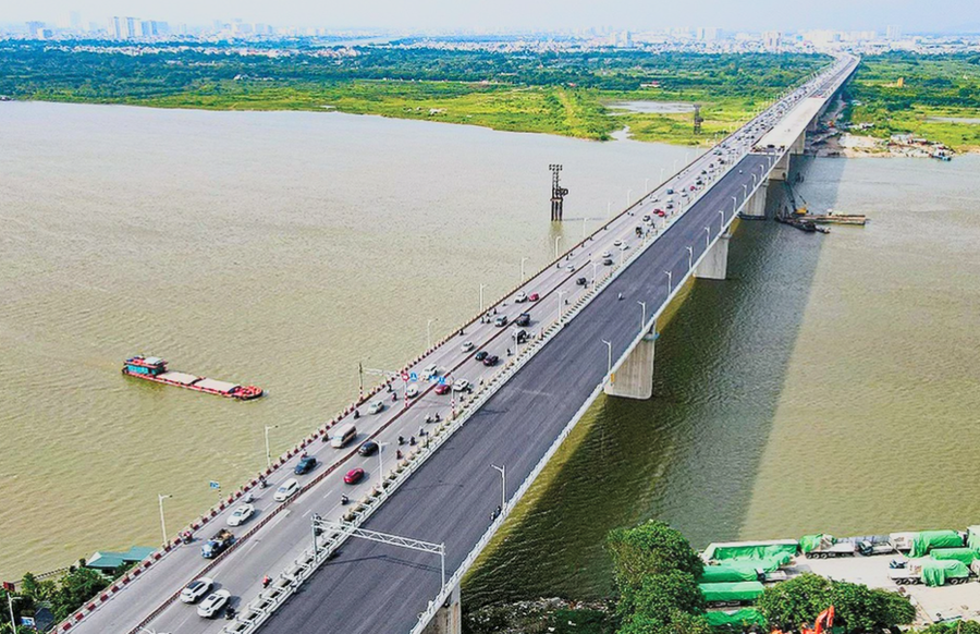 Công trình cầu Vĩnh Tuy - Tập đoàn Thuận An tham gia thi công. Công trình cầu Vĩnh Tuy - Tập đoàn Thuận An tham gia thi công.