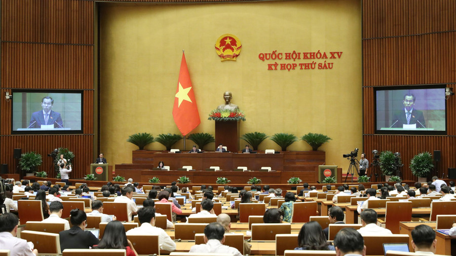 Quốc hội sáng 10-11. Ảnh: QUANG PHÚC