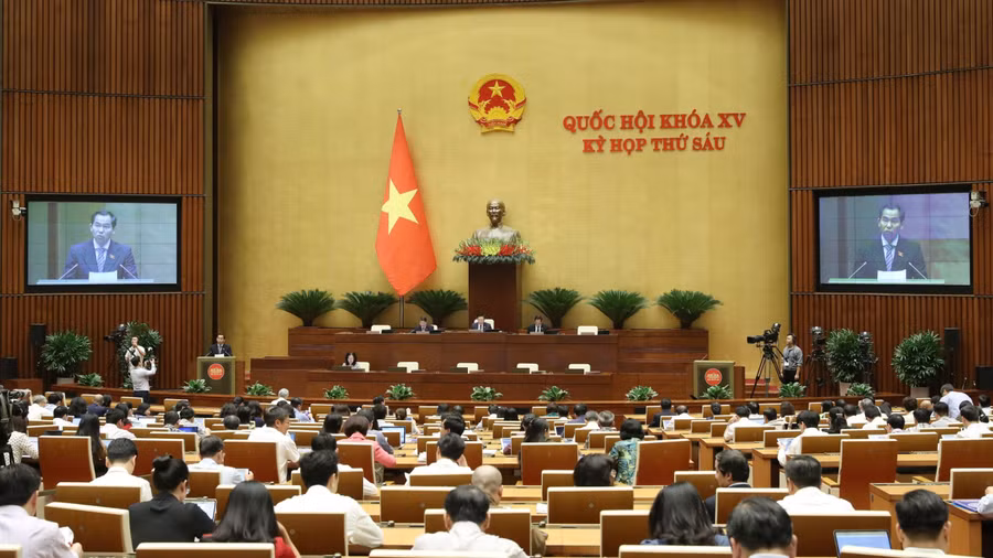 Quốc hội sáng 10-11. Ảnh: QUANG PHÚC