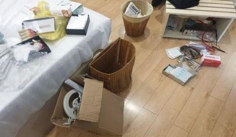 Hiện trường nơi cô gái nâng ngực trong khách sạn. (Nguồn: Sở Y tế Thành phố Hồ Chí Minh) Hiện trường nơi cô gái nâng ngực trong khách sạn. (Nguồn: Sở Y tế Thành phố Hồ Chí Minh)