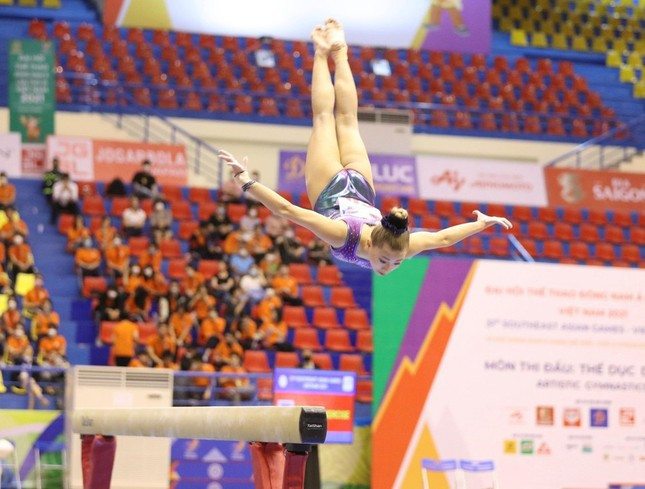 VĐV TDDC Phạm Như Phương thi đấu tại SEA Games 31. Ảnh: Như Ý VĐV TDDC Phạm Như Phương thi đấu tại SEA Games 31. Ảnh: Như Ý