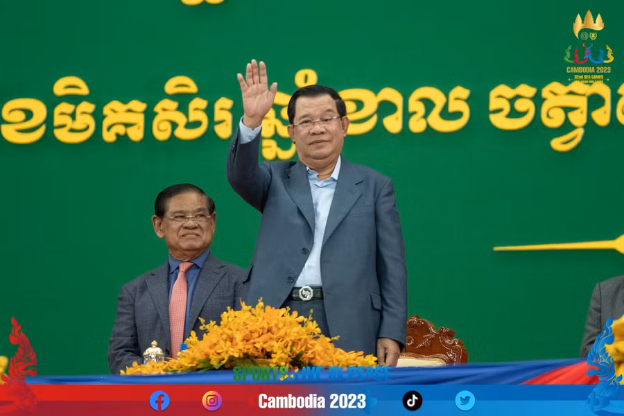 Thủ tướng Hun Sen sẽ tuyên bố khai mạc SEA Games 32 và thắp sáng ngọn đuốc đại hội. Ảnh: BTC SEA GAMES 32 Thủ tướng Hun Sen sẽ tuyên bố khai mạc SEA Games 32 và thắp sáng ngọn đuốc đại hội. Ảnh: BTC SEA GAMES 32