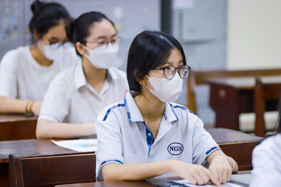 Thí sinh Hà Nội dự thi vào lớp 10. (Ảnh: Hoài Nam/Vietnam+) Thí sinh Hà Nội dự thi vào lớp 10. (Ảnh: Hoài Nam/Vietnam+)