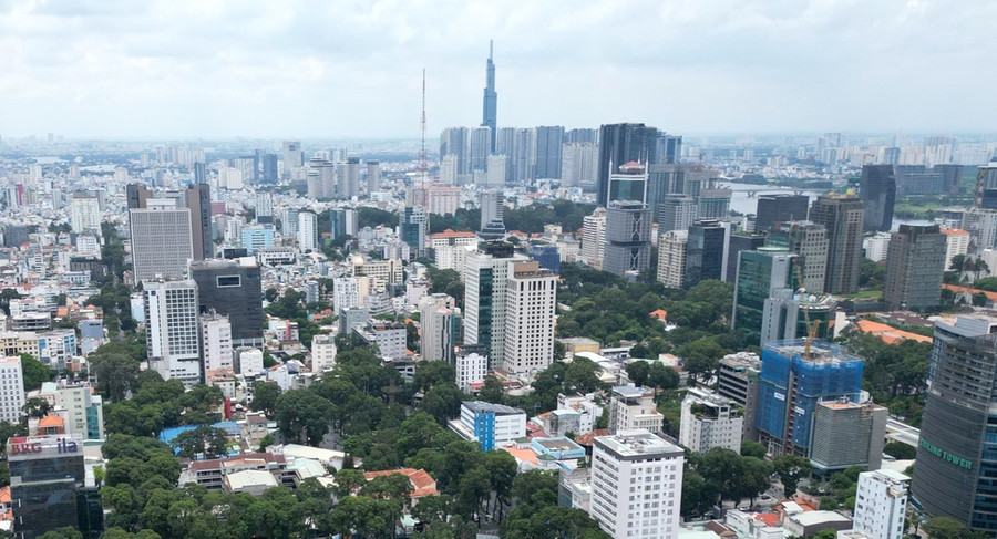 Một góc Quận 3 (TPHCM) nhìn từ trên cao. Ảnh: Hữu Chánh Một góc Quận 3 (TPHCM) nhìn từ trên cao. Ảnh: Hữu Chánh