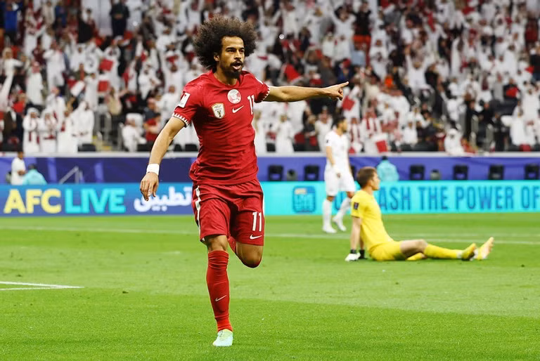 Akram Afif đã có 3 bàn thắng tại Asian Cup 2023. (Nguồn: Getty Images)