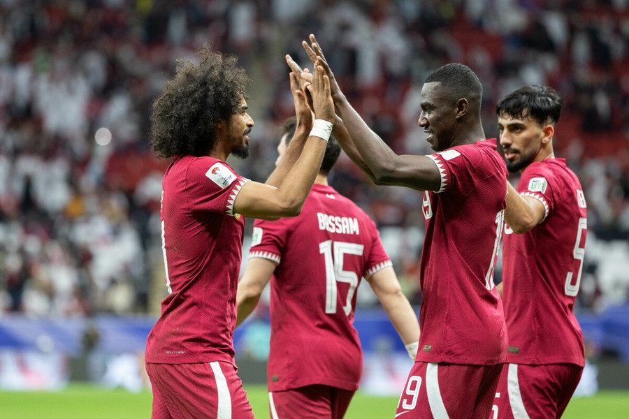 Qatar giành vé vào vòng 1/8 sớm 1 lượt trận. (Nguồn: AFC) Qatar giành vé vào vòng 1/8 sớm 1 lượt trận. (Nguồn: AFC)