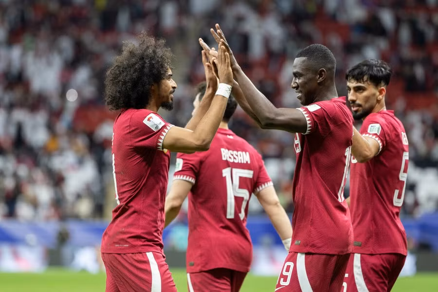 Qatar giành vé vào vòng 1/8 sớm 1 lượt trận. (Nguồn: AFC)