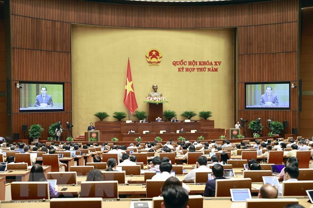 Quang cảnh phiên họp chiều 23/5. (Ảnh: Doãn Tấn/TTXVN) Quang cảnh phiên họp chiều 23/5. (Ảnh: Doãn Tấn/TTXVN)