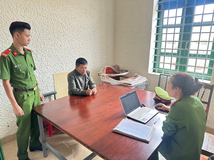 Đối tượng Hà Minh Khương tại cơ quan điều tra