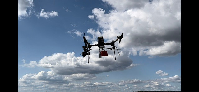 Máy bay không người lái của Việt Nam gây ấn tượng trên bầu trời nước Đức - Ảnh 1. Hera - máy bay không người lái của Việt Nam chinh phục bầu trời nước Đức. Ảnh: CTV