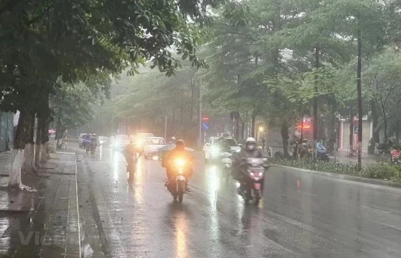 Dự báo cả nước có mưa dông. (Ảnh: Huy Khánh/Nguồn: TTXVN)