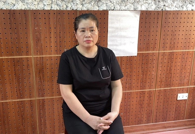 Bị can Hoàng Thị Vươn. Ảnh: Công an Lạng Sơn