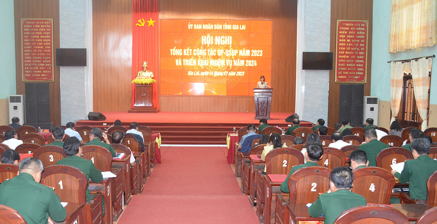 Quang cảnh hội nghị tổng kết. Ảnh: Vĩnh Hoàng Quang cảnh hội nghị tổng kết. Ảnh: Vĩnh Hoàng