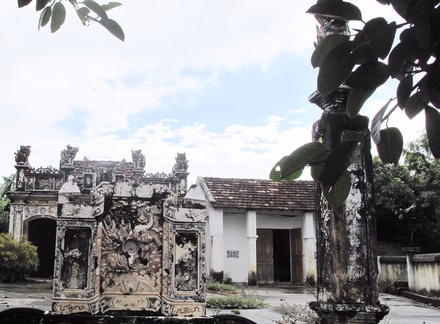 Một góc đình Tân An. Ảnh: Lưu Hồng Sơn