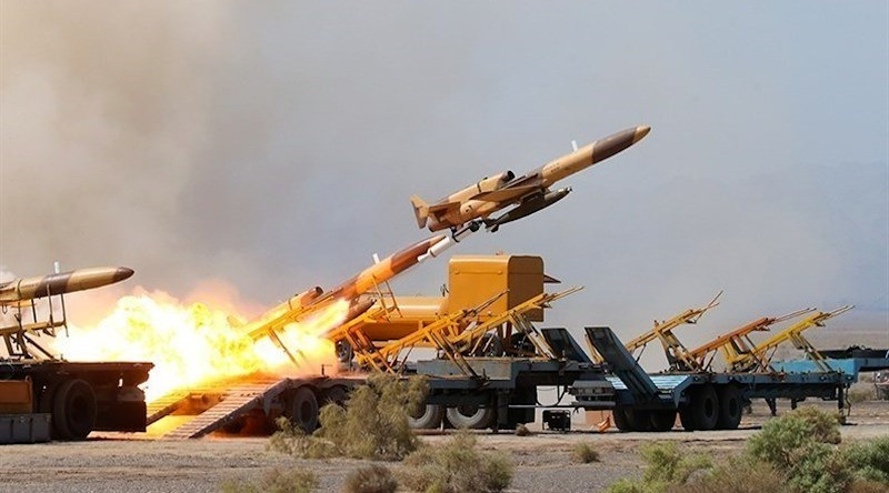 Hình ảnh một cuộc diễn tập phóng UAV của Iran. Ảnh: Tasnim Hình ảnh một cuộc diễn tập phóng UAV của Iran. Ảnh: Tasnim