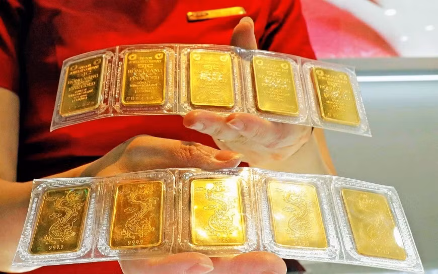 Vàng tiếp tục tăng cao lên mốc 83,5 triệu đồng/lượng (Ảnh minh họa/Nguồn: TTXVN)