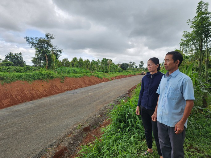 Bị khởi tố vì lấy 1 lóng gỗ muồng trong vườn cà phê nhận khoán! - Ảnh 2. Đoạn đường tránh phía Đông TP Buôn Ma Thuột cắt vườn nhận khoán của ông Tiến ra làm đôi