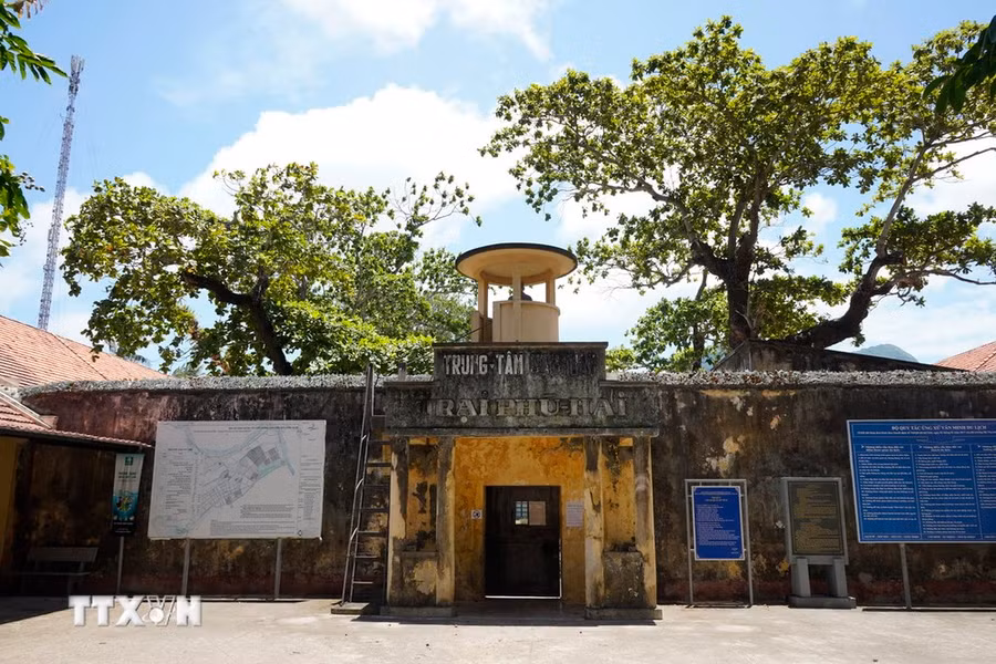 Trại giam Phú Hải - một trong những nhà tù nổi tiếng nhất ở Côn Đảo (Bà Rịa-Vũng Tàu). (Ảnh: TTXVN phát)