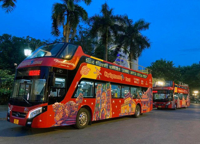 1.600 vé miễn phí xe buýt 2 tầng tặng khách tham quan Hà Nội dịp lễ 2.9 - Ảnh 1. Hà Nội tổ chức miễn phí xe buýt 2 tầng cho du khách tham quan thủ đô. Ảnh: HN