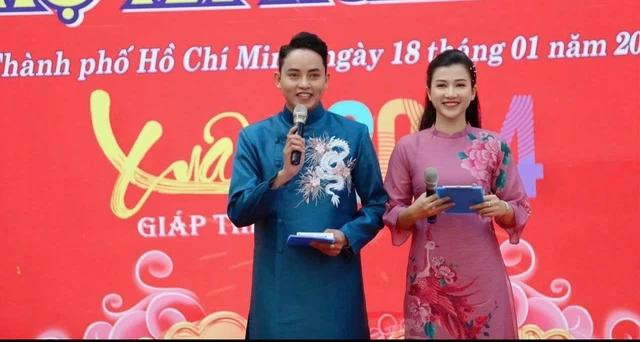 Ngọc Anh thường xuất hiện trong vai trò MC trong các chương trình văn hóa văn nghệ của Công an TP.HCM. Ảnh: THANH NAM Ngọc Anh thường xuất hiện trong vai trò MC trong các chương trình văn hóa văn nghệ của Công an TP.HCM. Ảnh: THANH NAM