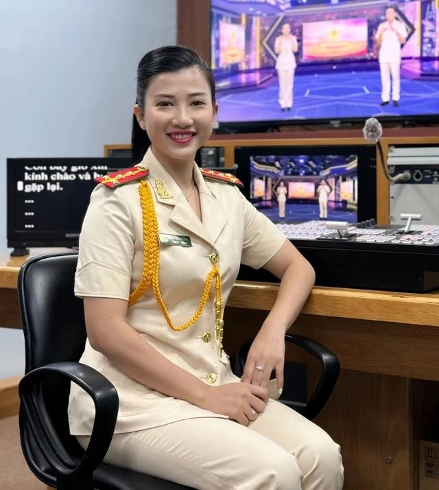 Đại úy Phạm Thị Ngọc Anh. Ảnh: THANH NAM Đại úy Phạm Thị Ngọc Anh. Ảnh: THANH NAM