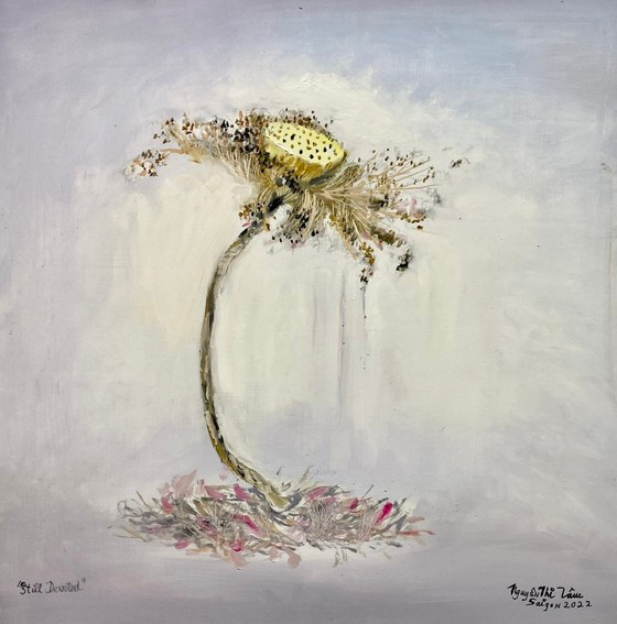 Tác phẩm của họa sĩ Nguyễn Thị Tâm trưng bày trong triển lãm Tác phẩm của họa sĩ Nguyễn Thị Tâm trưng bày trong triển lãm