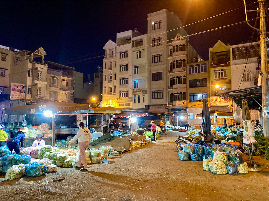 Một góc chợ đêm. Ảnh: Hà Duy Một góc chợ đêm. Ảnh: Hà Duy
