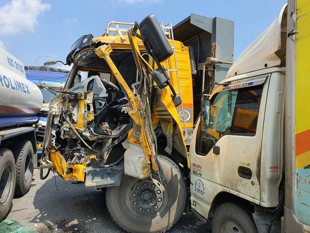 Hiện trường vụ tai nạn sáng 6/3. (Nguồn: Báo Quảng Nam) Hiện trường vụ tai nạn sáng 6/3. (Nguồn: Báo Quảng Nam)