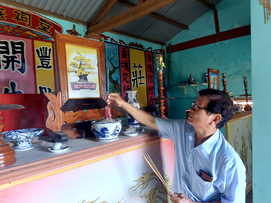 Từ đường của họ Phan tại tổ dân phố 9. Ảnh: Hoành Sơn Từ đường của họ Phan tại tổ dân phố 9. Ảnh: Hoành Sơn