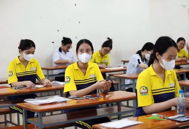Thí sinh thi tốt nghiệp THPT năm 2024