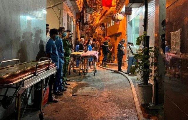 Vụ cháy đã khiến 14 người tử vong, 3 người bị thương Vụ cháy đã khiến 14 người tử vong, 3 người bị thương