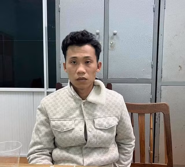 Nguyễn Trần Minh Thiên khai nhận tại Cơ quan CSĐT. Ảnh: Công an cung cấp