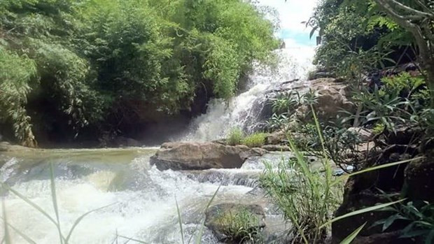 Thác ba tầng nơi xảy ra vụ đuối nước khiến 2 cháu nhỏ tử vong vào ngày 11/6. (Ảnh: Chu Quốc Hùng/TTXVN) Thác ba tầng nơi xảy ra vụ đuối nước khiến 2 cháu nhỏ tử vong vào ngày 11/6. (Ảnh: Chu Quốc Hùng/TTXVN)