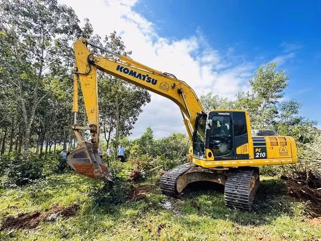 Giải phóng mặt bằng phục vụ thi công dự án cao tốc Khánh Hòa - Buôn Ma Thuột, đoạn qua H.Krông Pắk (Đắk Lắk)