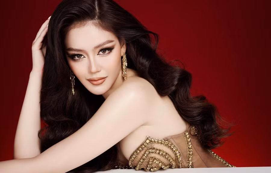 Đặng Thanh Ngân “chạy đua” chuẩn bị thi Miss Supranational 2023. (Ảnh: CTV/Vietnam+)