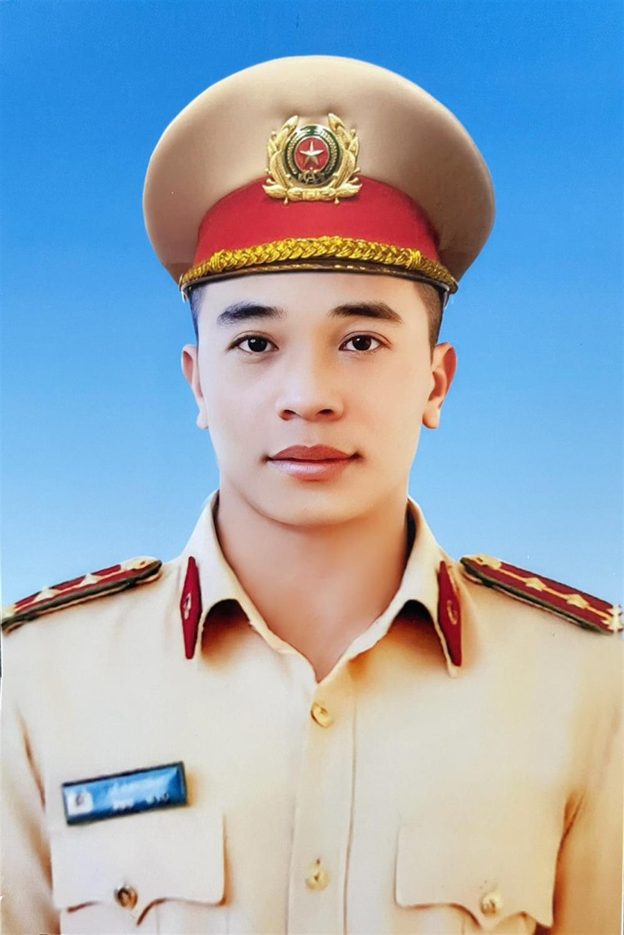 Đại uý Lê Ánh Sáng. Ảnh: Bộ Công an