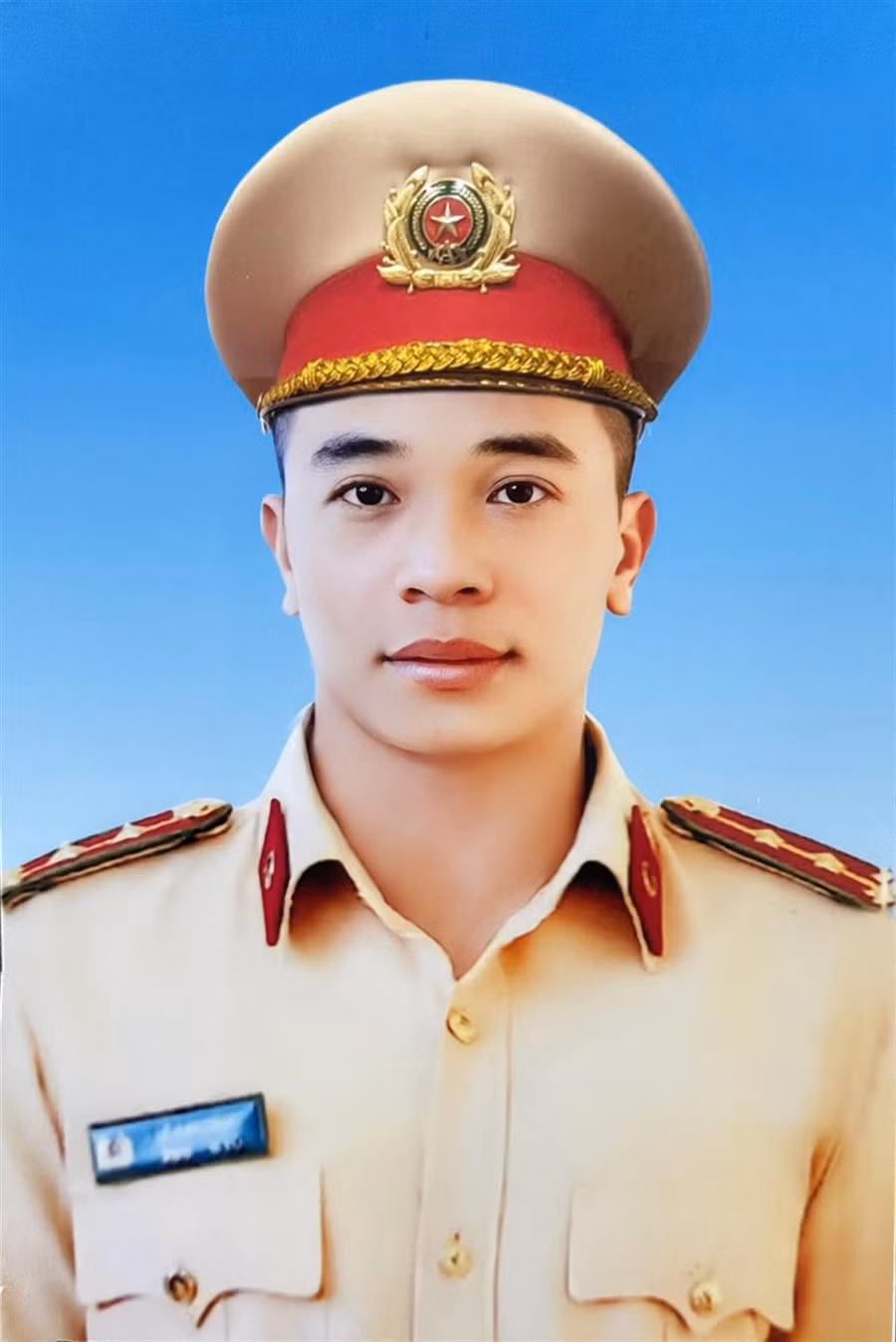 Đại uý Lê Ánh Sáng. Ảnh: Bộ Công an