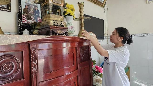 Võ Ngọc Ngân Duyên mong muốn sau này được phục vụ lâu dài trong quân ngũ. Ảnh: NAM LONG