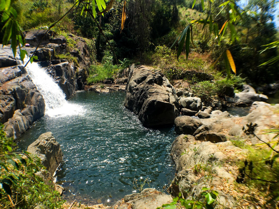 Khu vực Thủy Nguyệt Cốc còn hoang sơ, yên tĩnh. Ảnh: NVCC Khu vực Thủy Nguyệt Cốc còn hoang sơ, yên tĩnh. Ảnh: NVCC