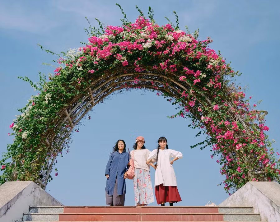 Có nhiều khung cảnh đẹp tại công viên Bà Tô. Ảnh: THANH HẢI