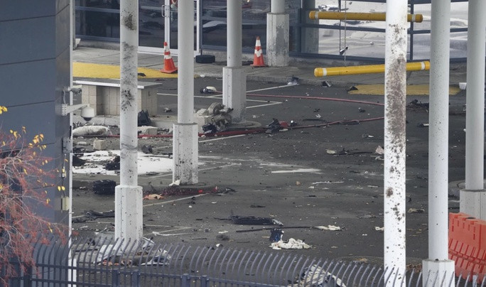 Hiện trường vụ việc. Ảnh: AP