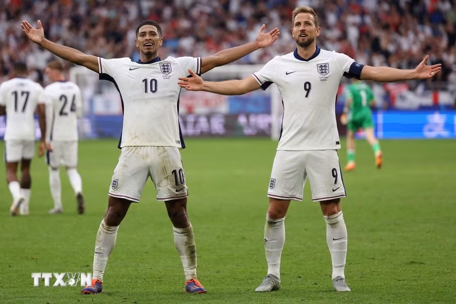 Tuyển Anh chắc chắn không dễ dàng gì trên hành trình đến ngôi vương. (Ảnh: AFP/TTXVN)