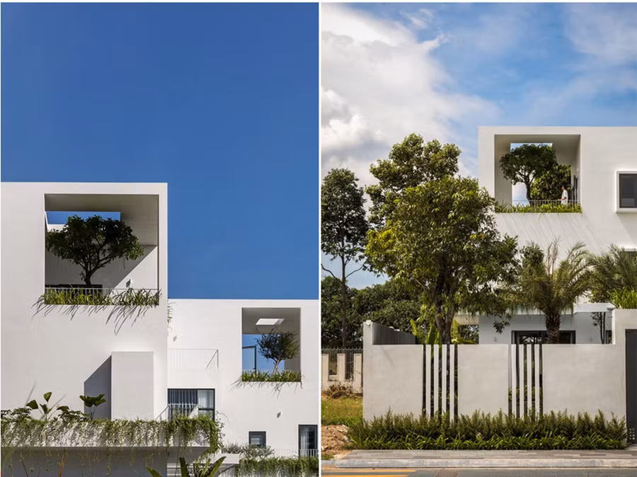 Thông qua ban công hay cửa sổ các phòng ngủ, các thành viên có thể dễ dàng nhìn thấy và kết nối với nhau.